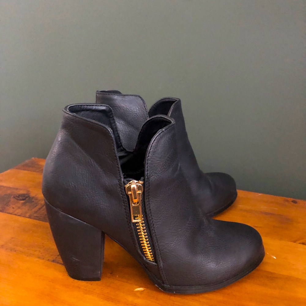 Black booties